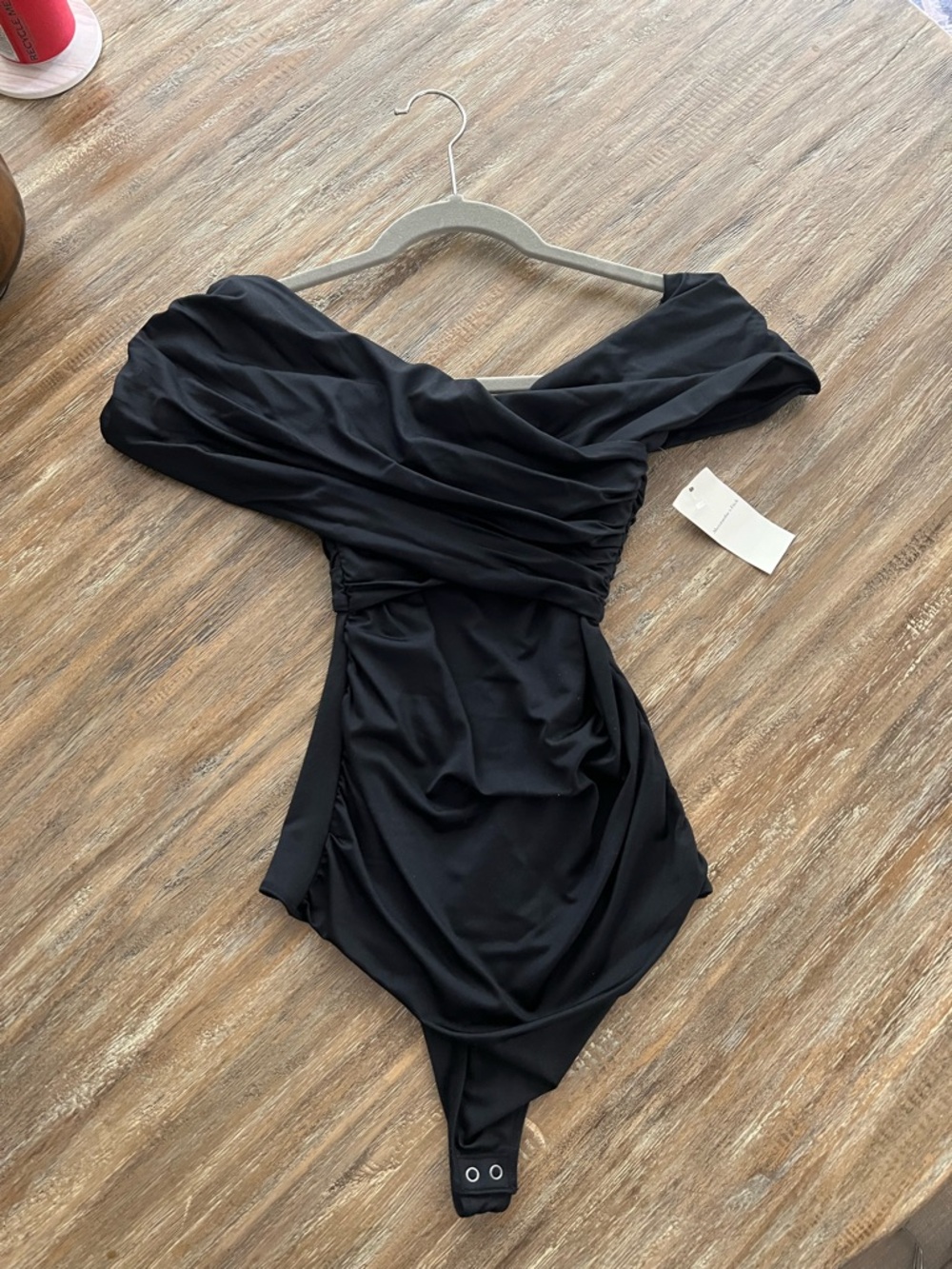A&F black off the shoulder bodysuit - S - NWT